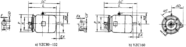 YZCϵеஐ늄әCγߴ磨H80160mm